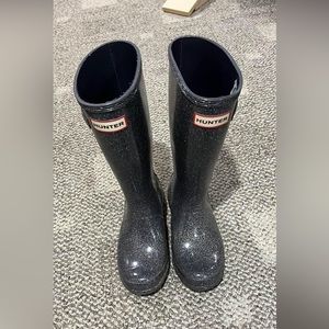 Girls hunter sparkly rain boots